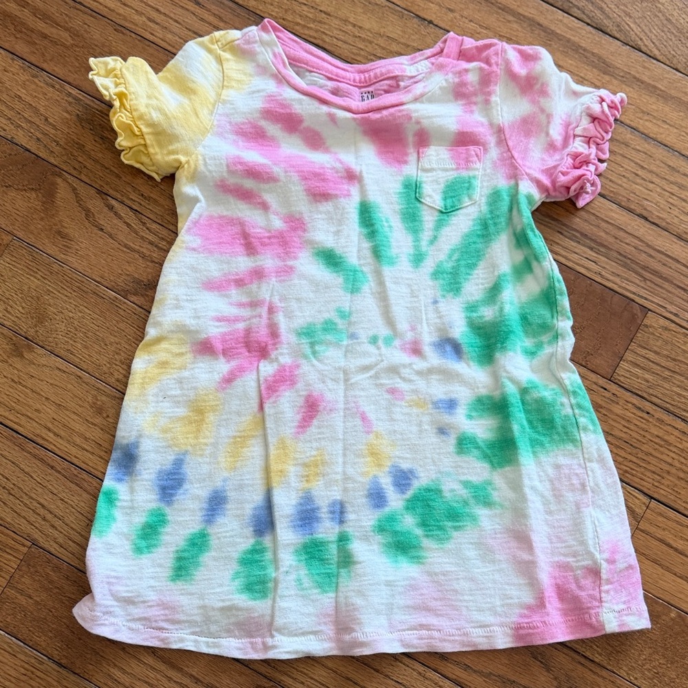 GAP Pink Tie Dye Toddler Dress